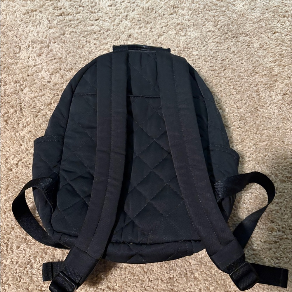 Vera Bradley Mini Black Quilted Purse Backpack - Picture 3 of 3